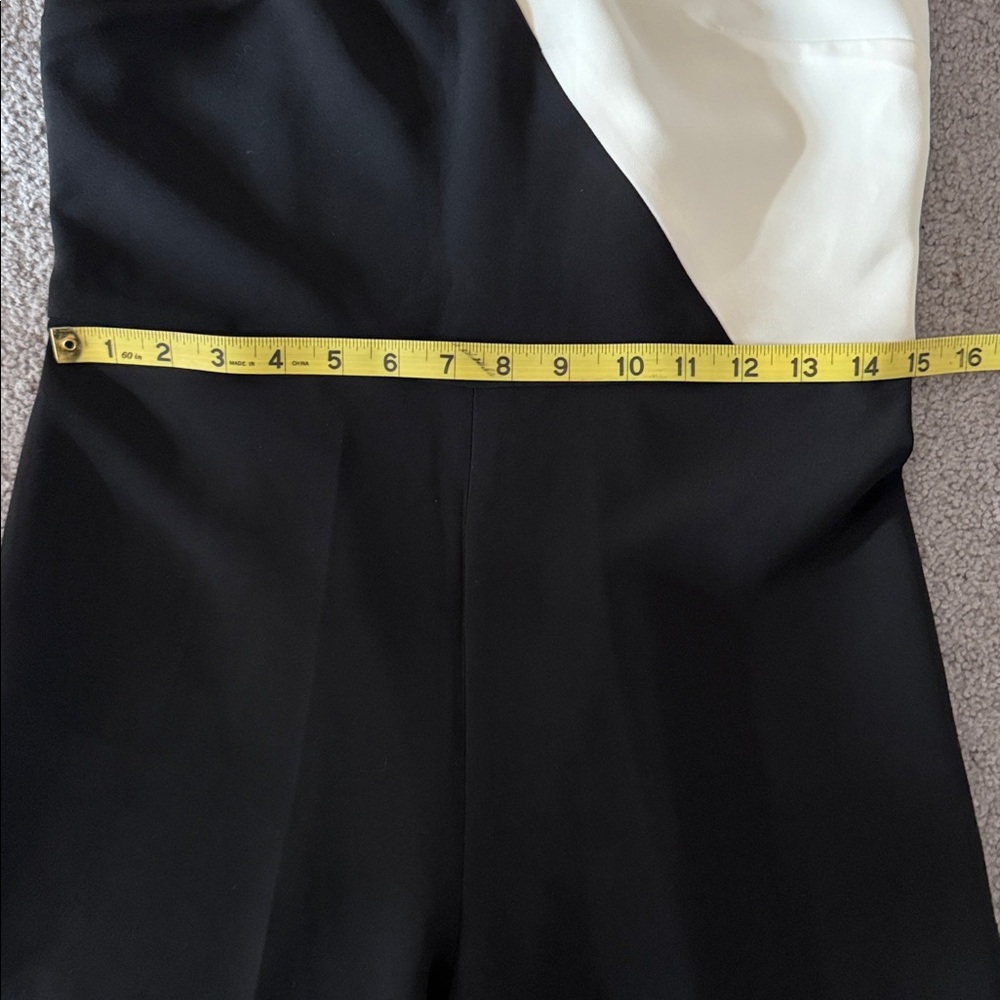 Hope Collection Elegant Black and White Women's Jumpsuit Size 44/8 US NEW - Picture 10 of 13
